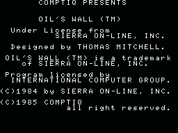 Oil's Well screenshot 2 for MSX